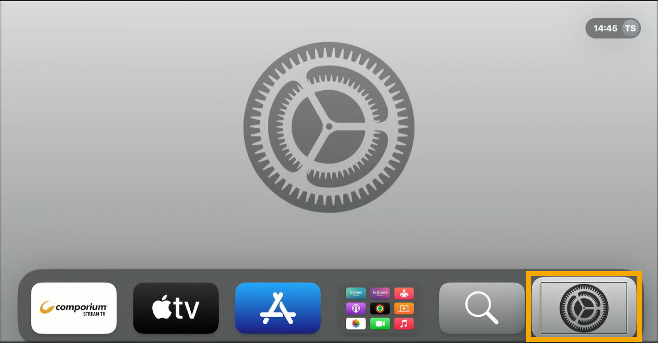 How do I enable the Accessibility Shortcut feature for Apple TV?