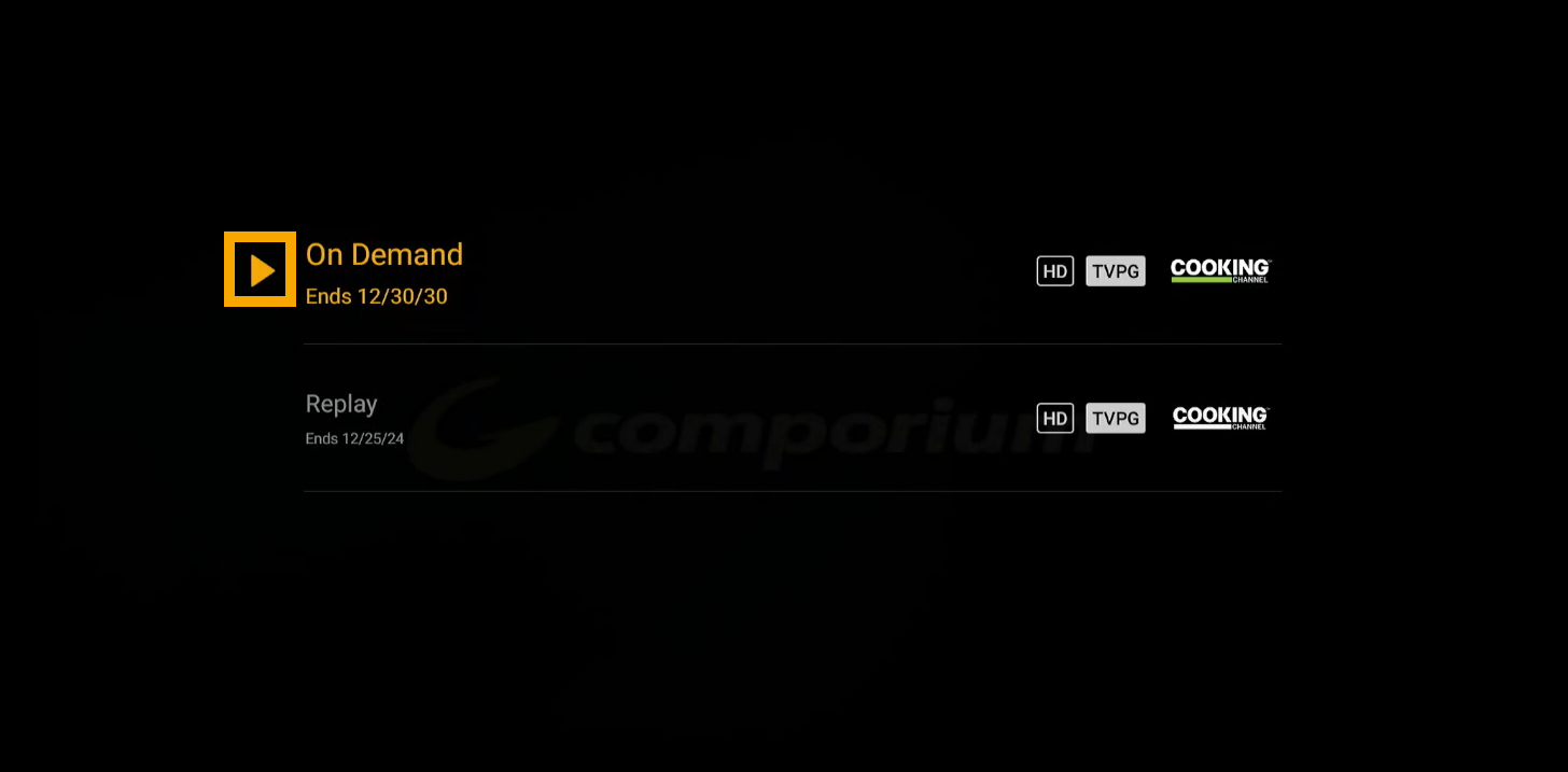 How do I access On Demand with stream TV?