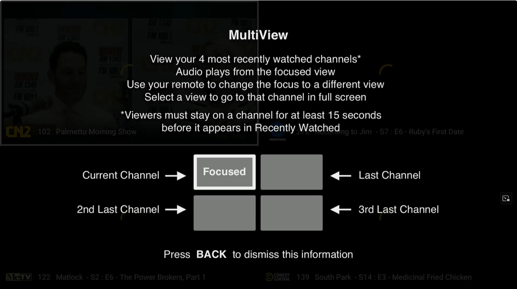 How Do I Use the Multiview Feature on the Comporium Stream TV App?