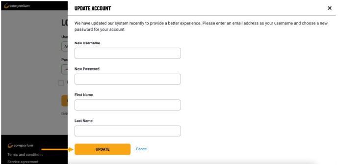 How do I set up My Comporium if I had access to MyAccount?