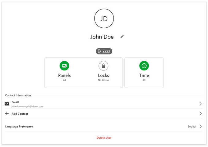 Can I create and manage system codes for my security system and door locks?