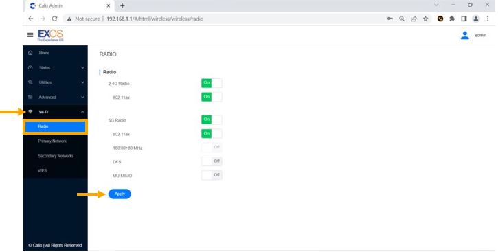 How do I turn my existing router's WiFi off?