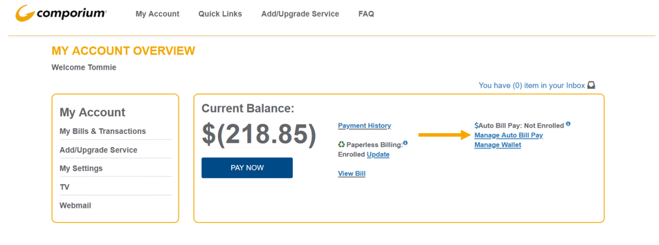 How Do I Update My Billing And Contact Information With Comporium 
