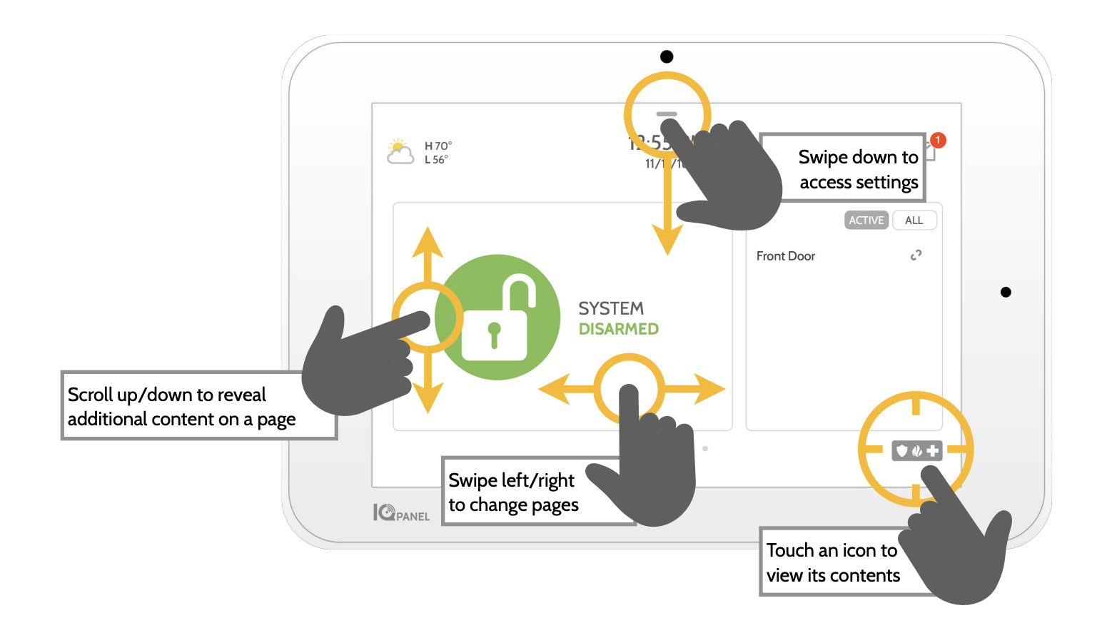 Do you have an overview of the Interactive Touchscreen?