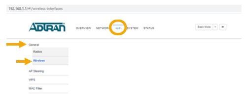 How Do I View/Change the Wifi Password for my Adtran Router?