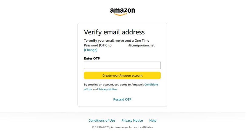 How do I set up an Amazon Account without a Credit Card?