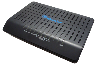 How can I tell if my DSL modem is working properly?