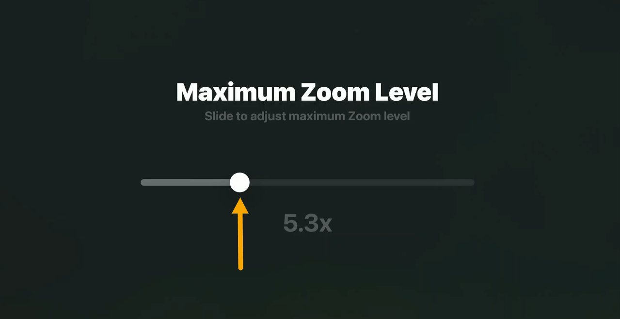 How do I access the Zoom accessibility feature for Apple TV?