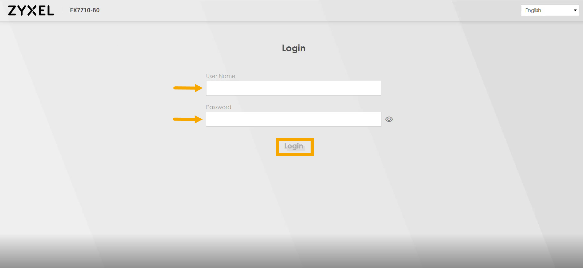 How do I log into my Zyxel AC11000 EX7710-b0?